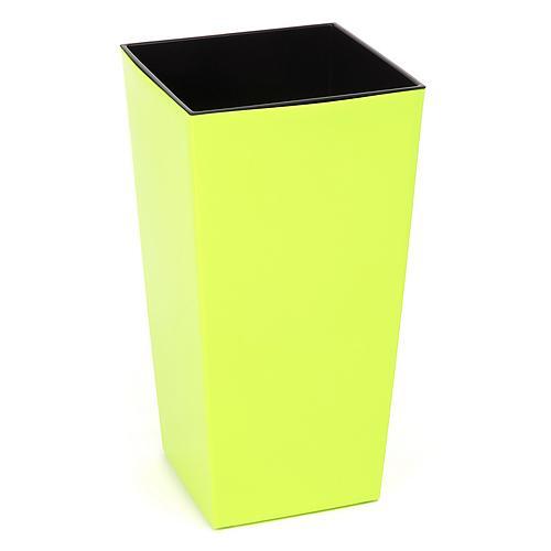 Kvetináč FINEZJA, 19x19x36 cm, limetka