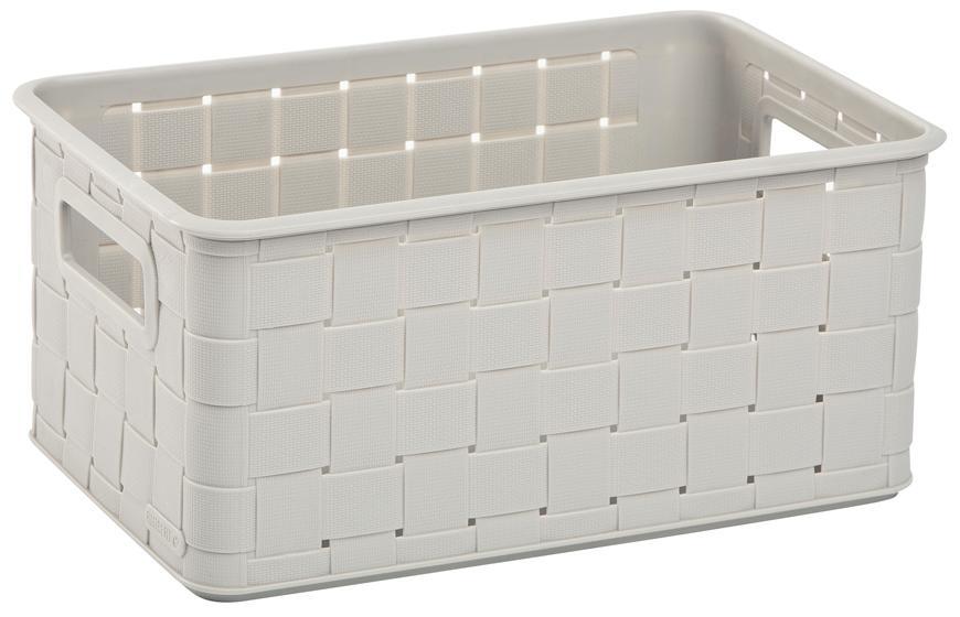 Kôš Curver® NUANCE S 6L, krémový, 28x18x13 cm