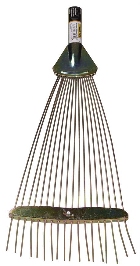 Hrable R117, 18 lamelové, vejárové, na lístie, Zn, bez násady