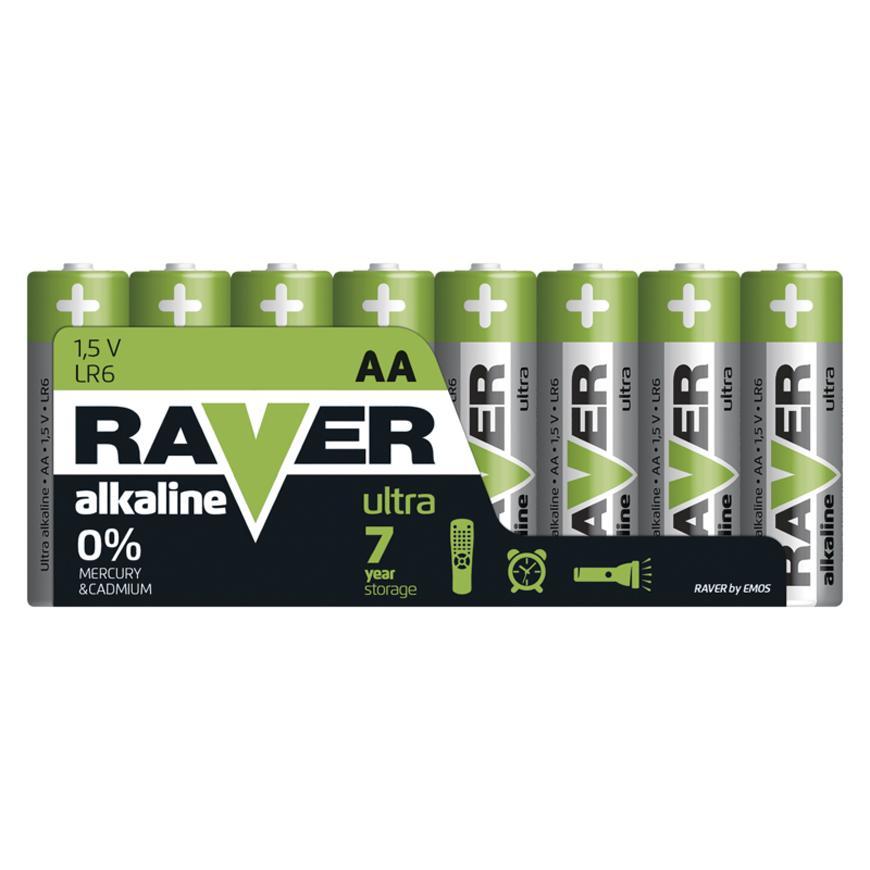Batéria RAVER Ultra Alkaline, LR6, bal.  AA tužka