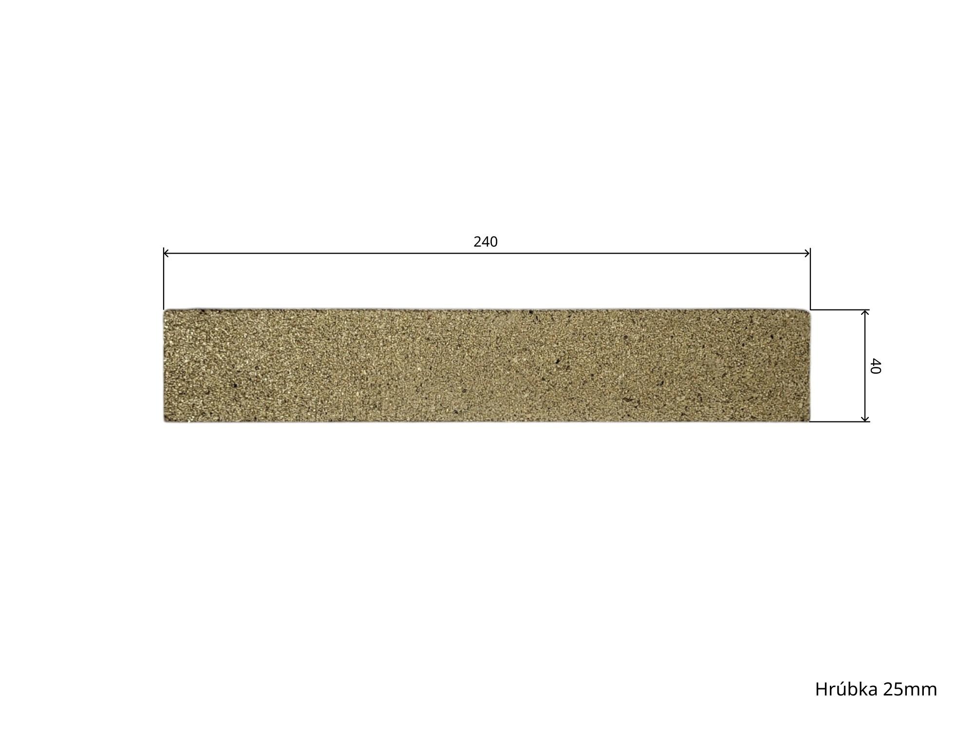 Šamot 24 x 4 x 2,5