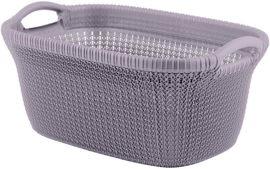 Kôš Curver® KNIT 3677 40L, svetlofialový, 60x27x39 cm, na bielizeň, prádlo