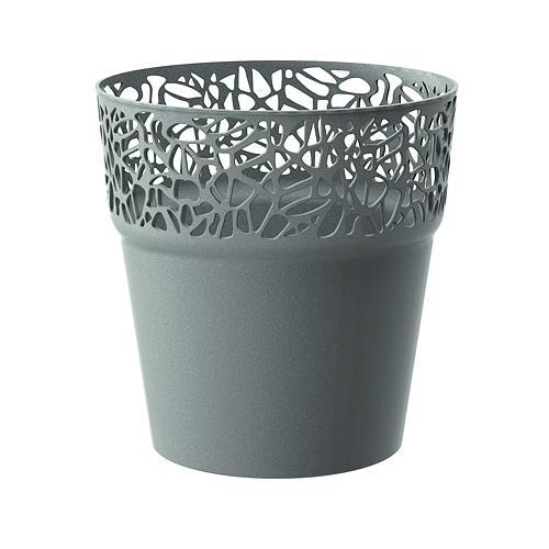 Kvetináč NATURO 175, sivý
