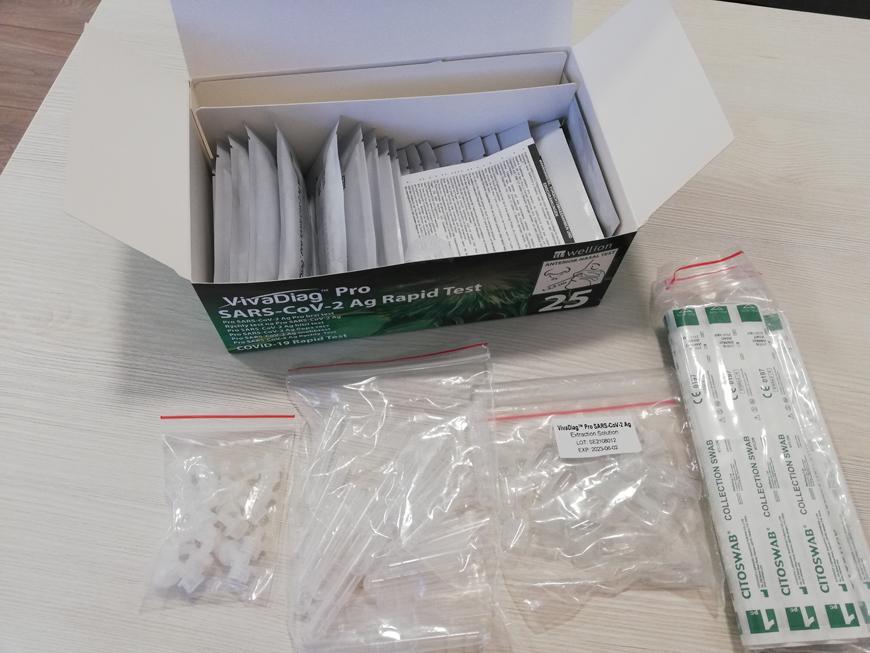 Antigénový test VivaDiag, neinvazívny z okraja nosa