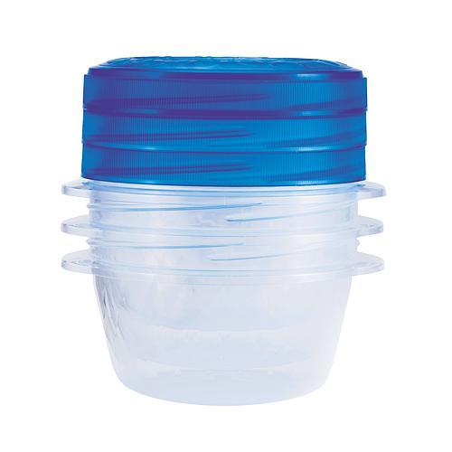 Dozy Curver® TAKE AWAY TWIST 3x0.5L, modrá, 13x13x11 cm
