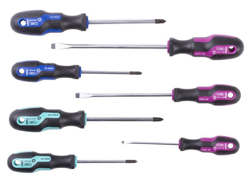 Sada skrutkovačov Narex 8558 70, 07 dielna