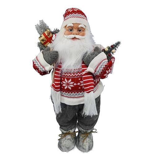 Dekoracia XmSA59, Santa, so šálom, 060 cm