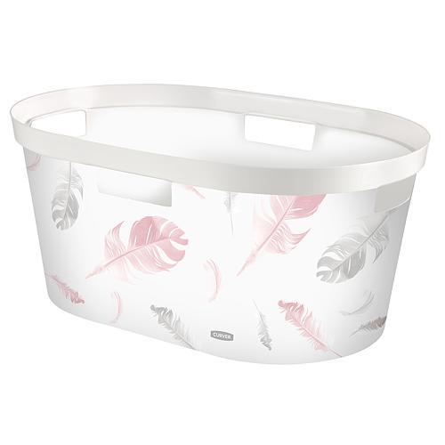 Kôš Curver® INFINITY 39L, perie, 59x27x39 cm, na bielizeň, prádlo