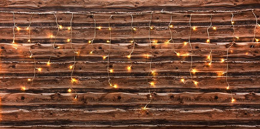 Reťaz MagicHome Vianoce Icicle, 392 LED teplá biela, L-10 m, IP44, exteriér